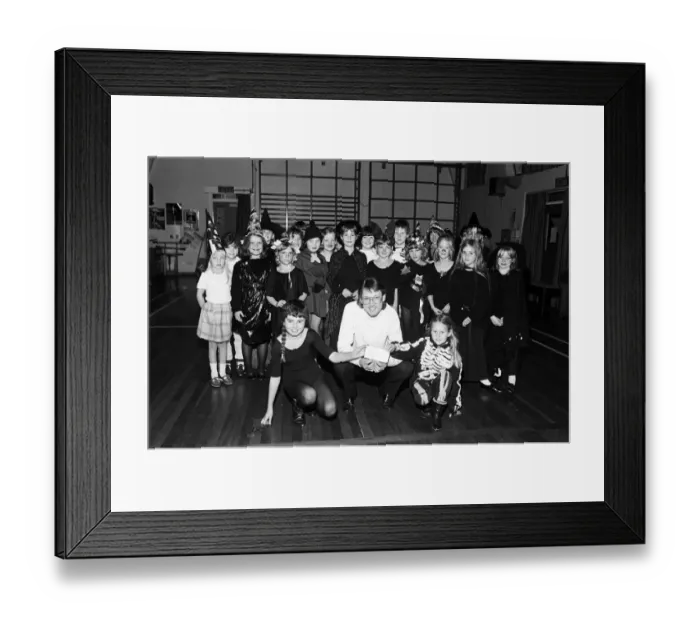 Framed Print : The 2nd Holme Valley Brownies made their combined Halloween Framed Print : The 2nd Holme Valley Brownies made their combined Halloween