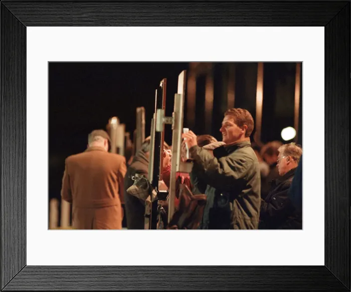 Framed Print : Greyhound Racing at Cleveland Park Stadium in Middlesbrough. 5th April 1994 Framed Print : Greyhound Racing at Cleveland Park Stadium in Middlesbrough. 5th April 1994