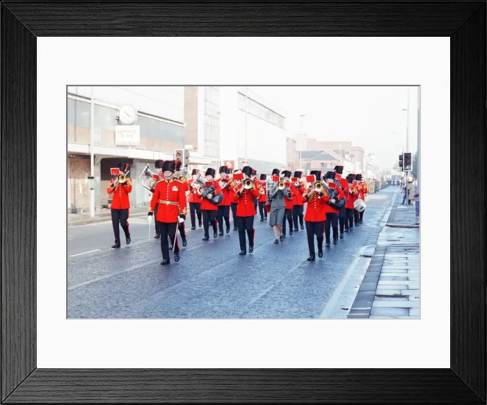 Framed Print : Remembrance Day Parade, Middlesbrough, Sunday 11th November 1990
