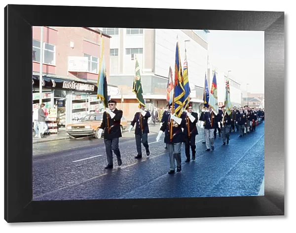 Remembrance Day Parade, Middlesbrough, Sunday 11th November 1990