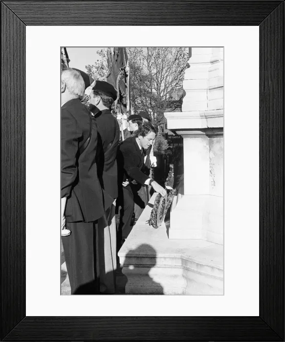 Framed Print : Remembrance Day Parade, Stockton, Sunday 10th November 1985 Framed Print : Remembrance Day Parade, Stockton, Sunday 10th November 1985