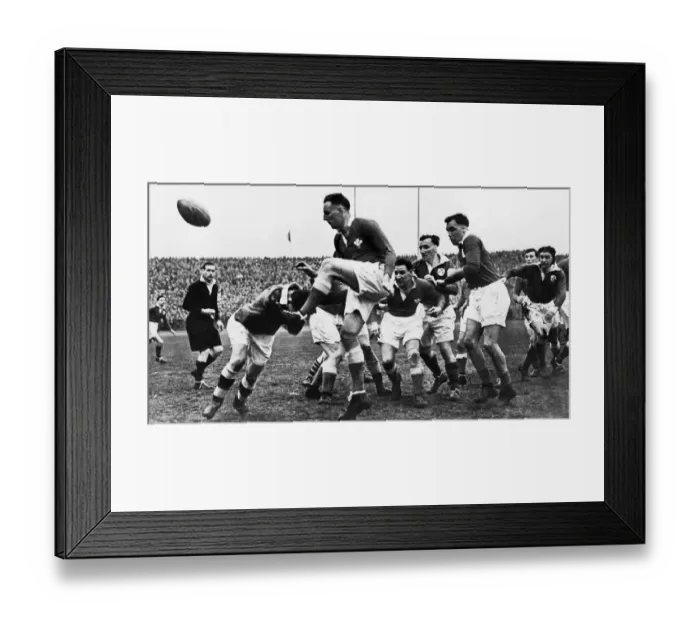 Framed Print : John Albert Gwilliam (born 28 February 1923) was a Welsh rugby union No 8