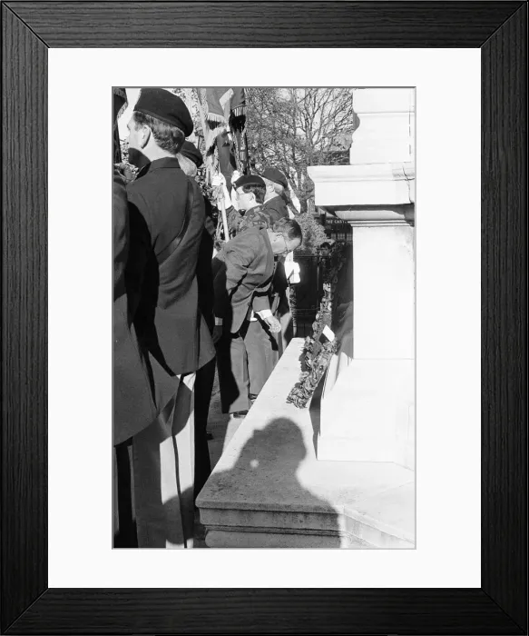 Framed Print : Remembrance Day Parade, Stockton, Sunday 10th November 1985 Framed Print : Remembrance Day Parade, Stockton, Sunday 10th November 1985