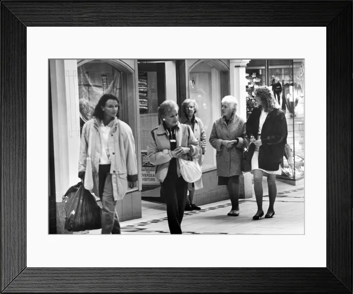 Framed Print : Eldon Garden Shopping Centre, Newcastle upon Tyne, Tyne and Wear. 30th October 1989 Framed Print : Eldon Garden Shopping Centre, Newcastle upon Tyne, Tyne and Wear. 30th October 1989