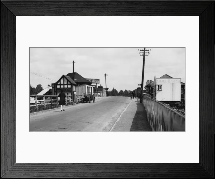Framed Print : Station bridge Hillingdon, London. Circa 1931 Framed Print : Station bridge Hillingdon, London. Circa 1931