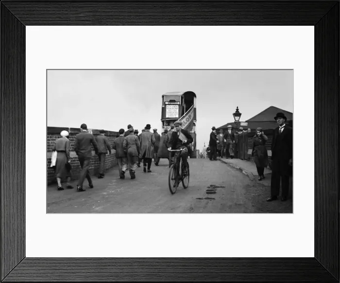 Framed Print : Station Road Hayes which has been highlight as dangerous to pedestrians Framed Print : Station Road Hayes which has been highlight as dangerous to pedestrians