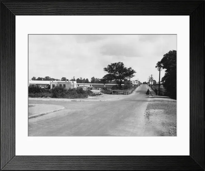 Framed Print : Station bridge Hillingdon. Circa 1931 Framed Print : Station bridge Hillingdon. Circa 1931