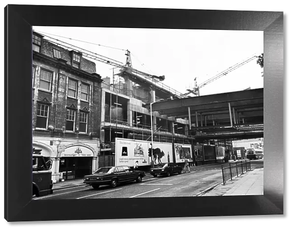 Exterior view of the construction of Eldon Garden Shopping Centre, Newcastle upon Tyne