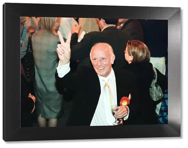 Actor Richard Wilson at the 1997 General Election Labour Victory party at the Royal