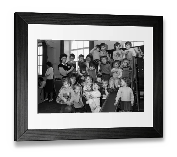 Framed Print : Some of the 25 children who took part in a sponsored obstacle race organised by Parkwood Framed Print : Some of the 25 children who took part in a sponsored obstacle race organised by Parkwood