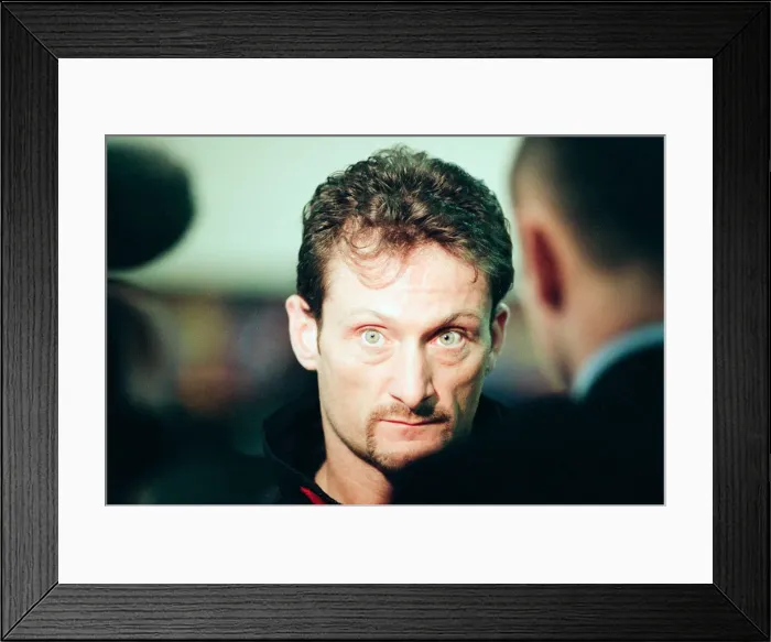 Framed Print : Carl Fogarty at Donington Park, news press conference ahead of British round of Superbike