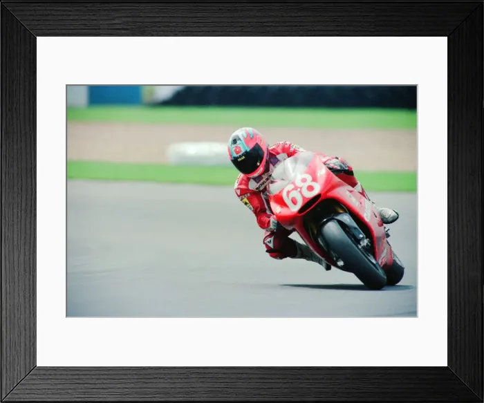Framed Print : 1993 500 CC British Motorcycle Grand Prix, Donington Park, 1st August 1993. No