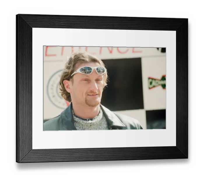 Framed Print : Carl Fogarty, 3 Times World Superbike Champion, pictured at the Ducati Experience