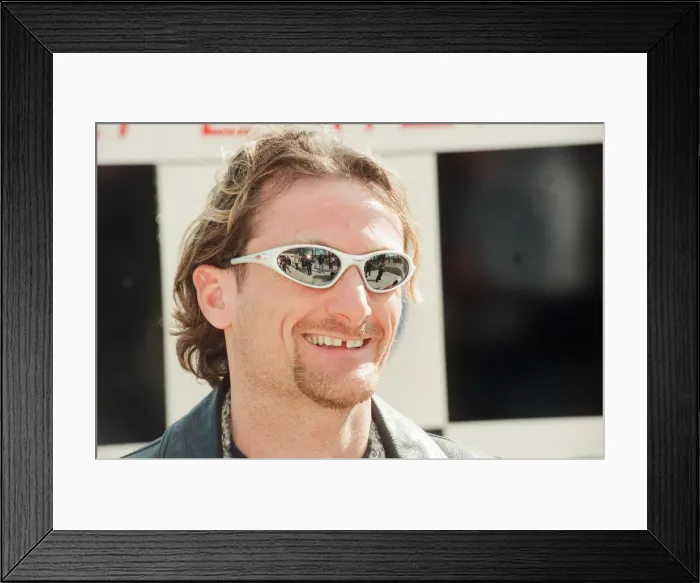 Framed Print : Carl Fogarty, 3 Times World Superbike Champion, pictured at the Ducati Experience