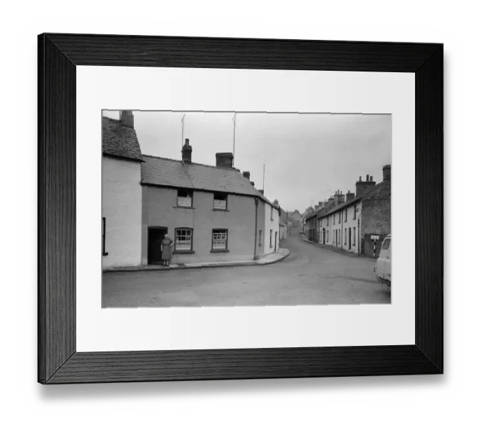 Framed Print : Bridge Street in Crickhowell, Powys, Wales. 1964 Framed Print : Bridge Street in Crickhowell, Powys, Wales. 1964