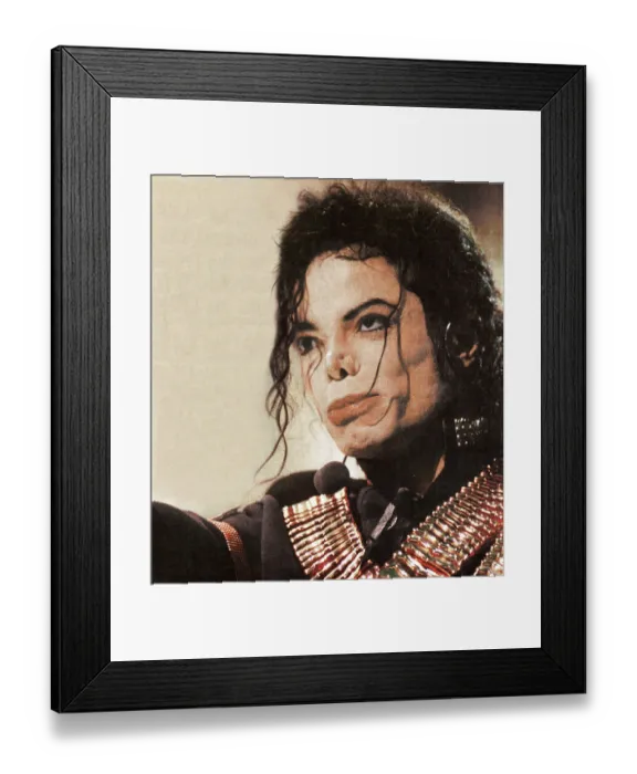 Framed Print : Michael Joseph Jackson (August 29, 1958 - June 25, 2009) was an American singer