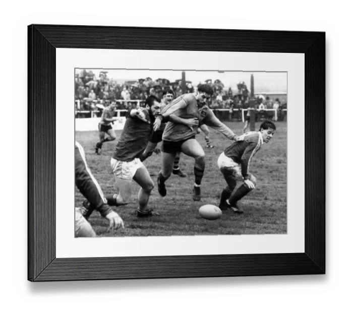 Framed Print : Llanelli v Australia rugby match, during the Australia tour of Britain and Ireland