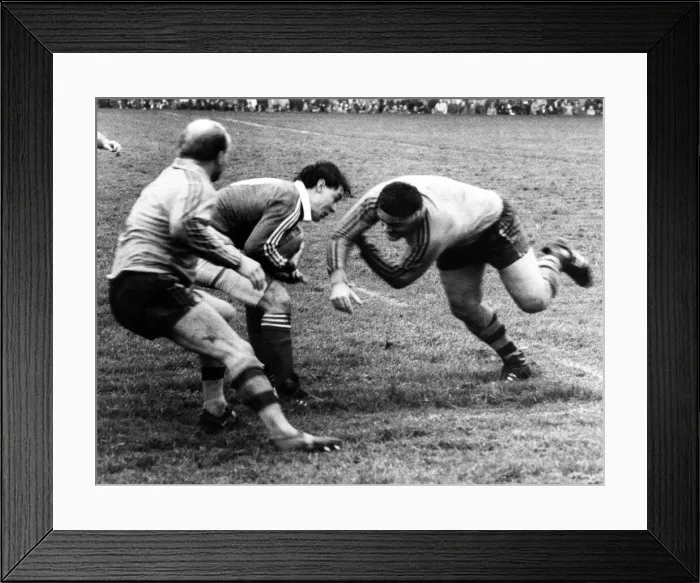 Framed Print : Llanelli v Australia rugby match, during the Australia tour of Britain and Ireland Framed Print : Llanelli v Australia rugby match, during the Australia tour of Britain and Ireland