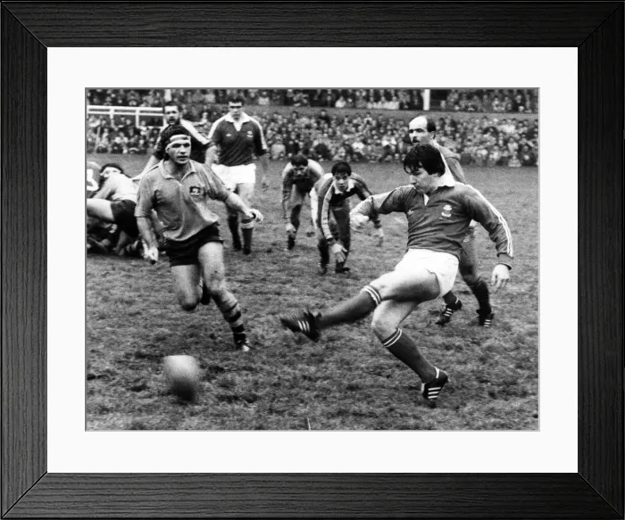 Framed Print : Llanelli v Australia rugby match, during the Australia tour of Britain and Ireland Framed Print : Llanelli v Australia rugby match, during the Australia tour of Britain and Ireland