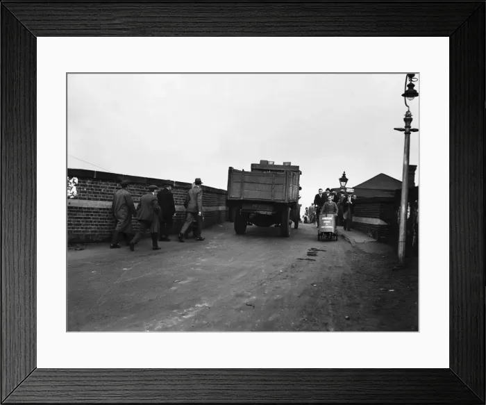 Framed Print : Station Road, Hayes, London, which has been highlight as dangerous to pedestrians Framed Print : Station Road, Hayes, London, which has been highlight as dangerous to pedestrians