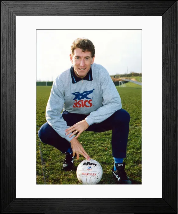 Framed Print : Coventry Citys Terry Butcher. 8th October 1991 Framed Print : Coventry Citys Terry Butcher. 8th October 1991