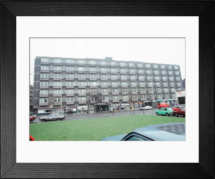 Framed Print : Rede House, 66-77 Corporation Road, Middlesbrough, 4th January 1990 Framed Print : Rede House, 66-77 Corporation Road, Middlesbrough, 4th January 1990
