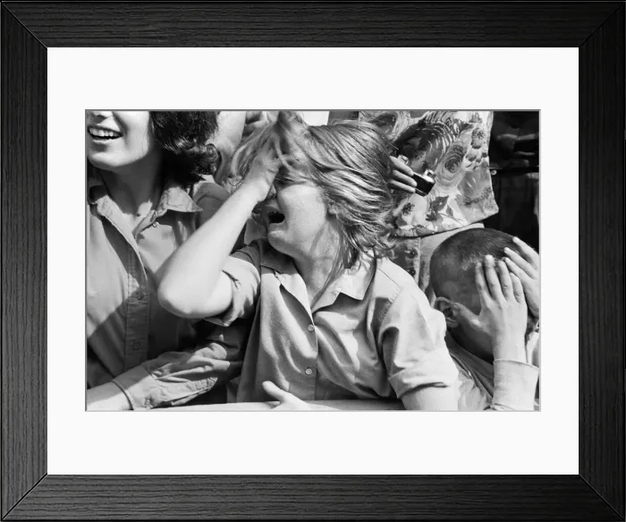 Framed Print : The Beatles in New York City, on their North American Tour ahead of their concert to be Framed Print : The Beatles in New York City, on their North American Tour ahead of their concert to be