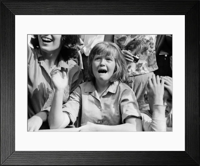 Framed Print : The Beatles in New York City, on their North American Tour ahead of their concert to be