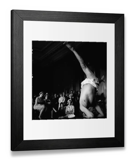 Framed Print : B Ks Iyengar, yoga teacher. 12th June 1960 Framed Print : B Ks Iyengar, yoga teacher. 12th June 1960