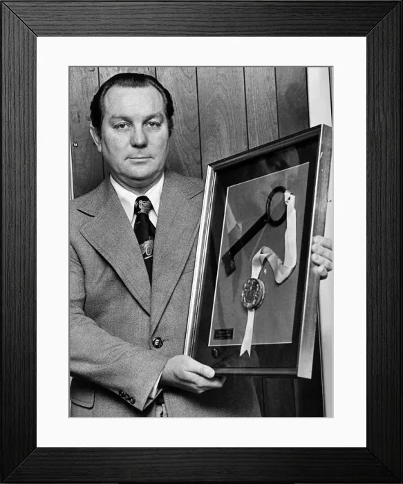 Framed Print : Hank Sharpe, Travel Agent from Middlesbrough, 2nd February 1977 Framed Print : Hank Sharpe, Travel Agent from Middlesbrough, 2nd February 1977