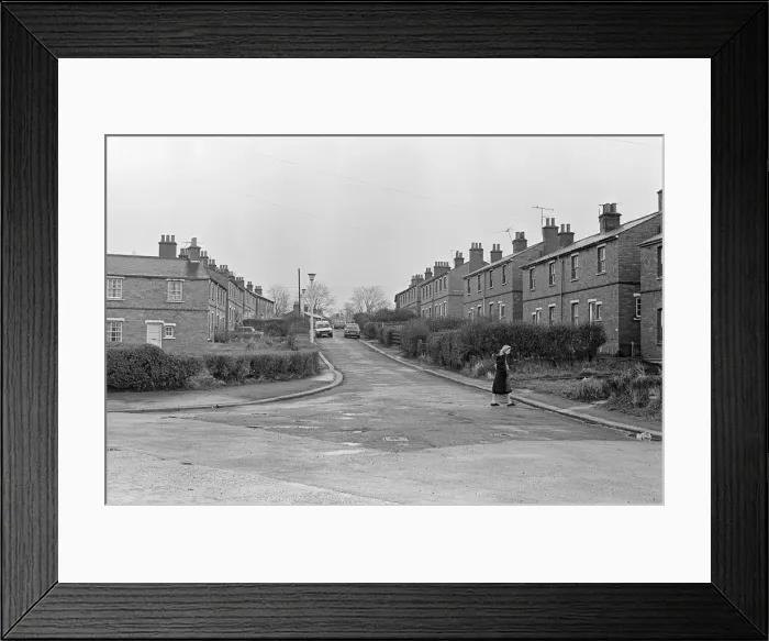 Framed Print : Grove Hill Housing Estate, Middlesbrough, North Yorkshire, 23rd January 1980 Framed Print : Grove Hill Housing Estate, Middlesbrough, North Yorkshire, 23rd January 1980