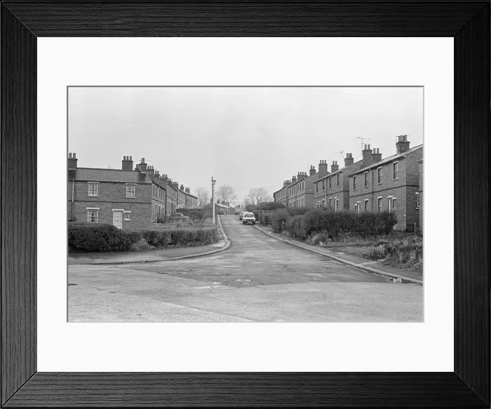 Framed Print : Grove Hill Housing Estate, Middlesbrough, North Yorkshire, 23rd January 1980 Framed Print : Grove Hill Housing Estate, Middlesbrough, North Yorkshire, 23rd January 1980