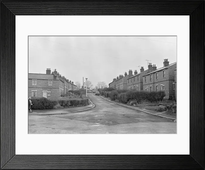 Framed Print : Grove Hill Housing Estate, Middlesbrough, North Yorkshire, 23rd January 1980 Framed Print : Grove Hill Housing Estate, Middlesbrough, North Yorkshire, 23rd January 1980