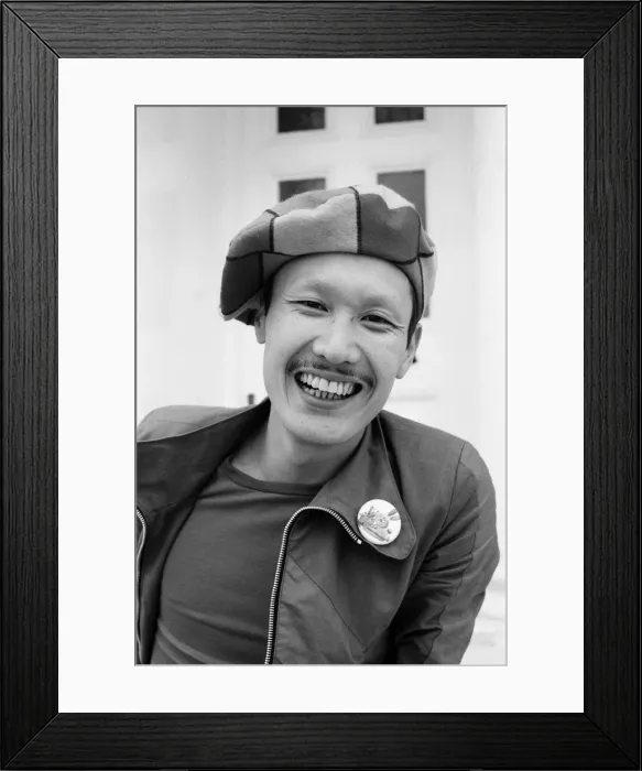 Framed Print : Kansai Yamamoto, Fashion Designer, The Portobello Hotel, London, 28th May 1971