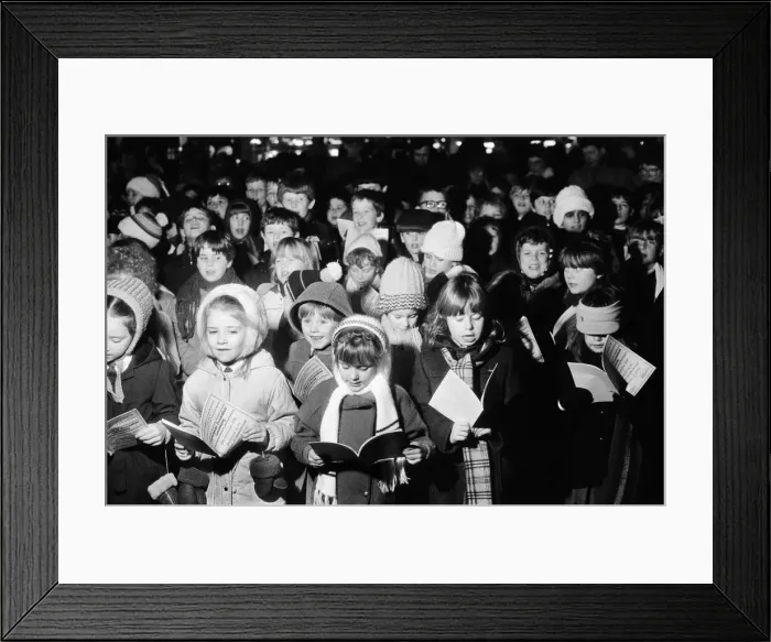 Framed Print : Middlesbrough Christmas Lights switched on by Mayor, Middlesbrough, North Yorkshire Framed Print : Middlesbrough Christmas Lights switched on by Mayor, Middlesbrough, North Yorkshire