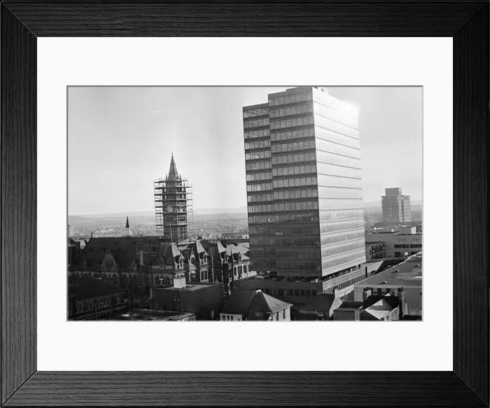 Framed Print : Skyline, Middlesbrough, North Yorkshire, November 1979 Framed Print : Skyline, Middlesbrough, North Yorkshire, November 1979