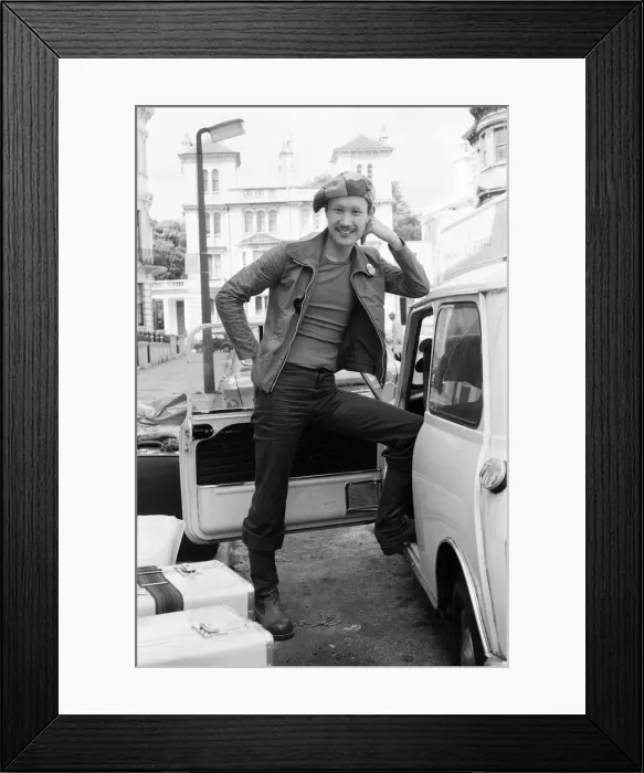 Framed Print : Kansai Yamamoto, Fashion Designer, The Portobello Hotel, London, 28th May 1971 Framed Print : Kansai Yamamoto, Fashion Designer, The Portobello Hotel, London, 28th May 1971