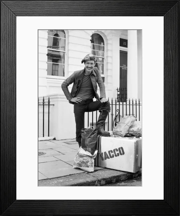 Framed Print : Kansai Yamamoto, Fashion Designer, The Portobello Hotel, London, 28th May 1971 Framed Print : Kansai Yamamoto, Fashion Designer, The Portobello Hotel, London, 28th May 1971