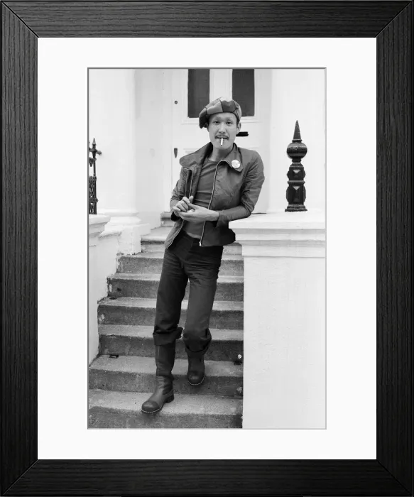 Framed Print : Kansai Yamamoto, Fashion Designer, The Portobello Hotel, London, 28th May 1971