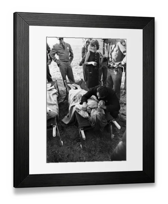 Framed Print : The Beatles 1964 American Tour San Francisco. (Picture shows