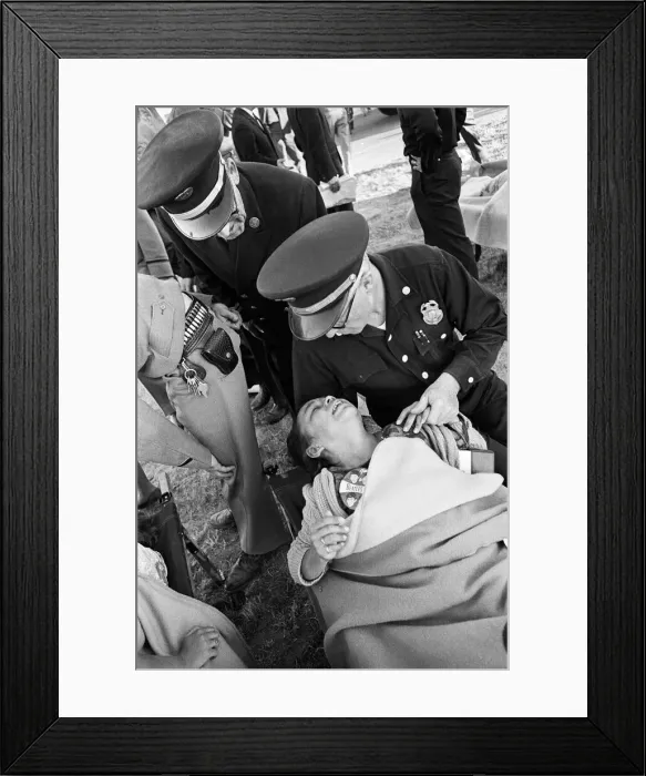 Framed Print : The Beatles 1964 American Tour San Francisco. (Picture shows Framed Print : The Beatles 1964 American Tour San Francisco. (Picture shows