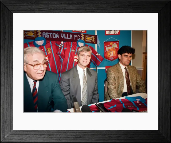 Framed Print : Brian Little is unveiled as Aston Villas new manager Framed Print : Brian Little is unveiled as Aston Villas new manager