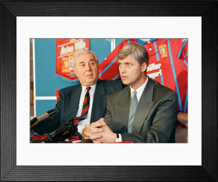 Framed Print : Brian Little is unveiled as Aston Villas new manager Framed Print : Brian Little is unveiled as Aston Villas new manager