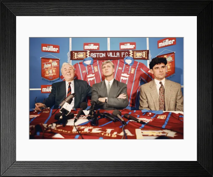 Framed Print : Brian Little is unveiled as Aston Villas new manager Framed Print : Brian Little is unveiled as Aston Villas new manager