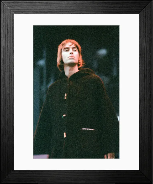 Framed Print : 1996 Oasis, music group, performing o stage, Balloch Castle Country Park Balloch Framed Print : 1996 Oasis, music group, performing o stage, Balloch Castle Country Park Balloch