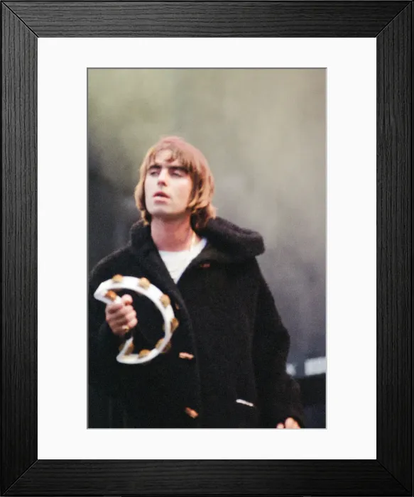 Framed Print : 1996 Oasis, music group, performing o stage, Balloch Castle Country Park Balloch Framed Print : 1996 Oasis, music group, performing o stage, Balloch Castle Country Park Balloch