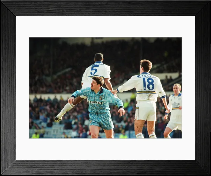Framed Print : Leeds 1-0 Coventry, Premier league match at Elland Road, Saturday 19th March 1994