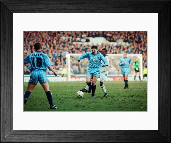 Framed Print : Leeds 1-0 Coventry, Premier league match at Elland Road, Saturday 19th March 1994