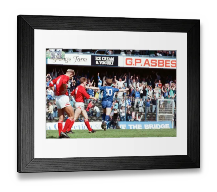 Framed Print : Chelsea 1 -0 Middlesbrough, 1988 Football League Second Division play-off Final
