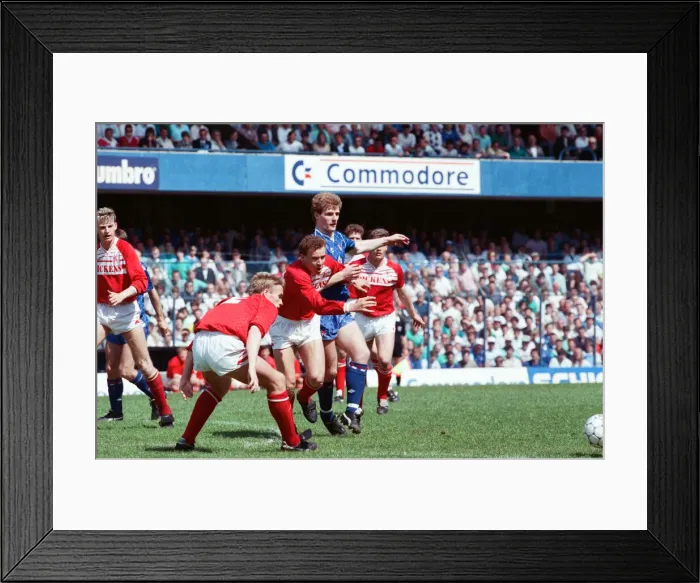 Framed Print : Chelsea 1 -0 Middlesbrough, 1988 Football League Second Division play-off Final